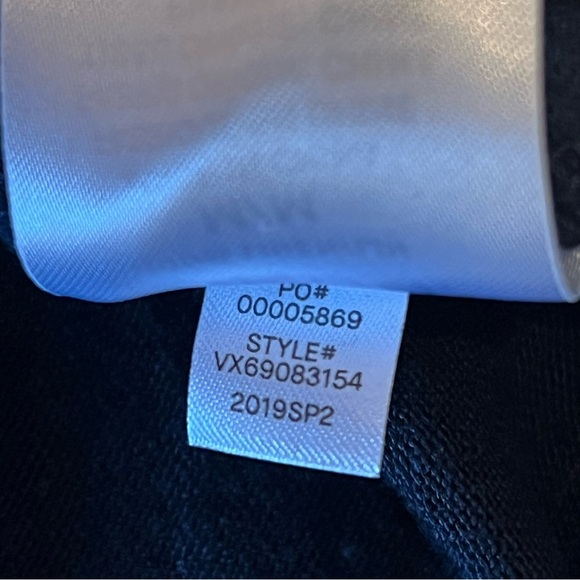 Vince 100%Linen navy blue Tshirt, short sleeve, round neckline size M women’s - Picture 10 of 10